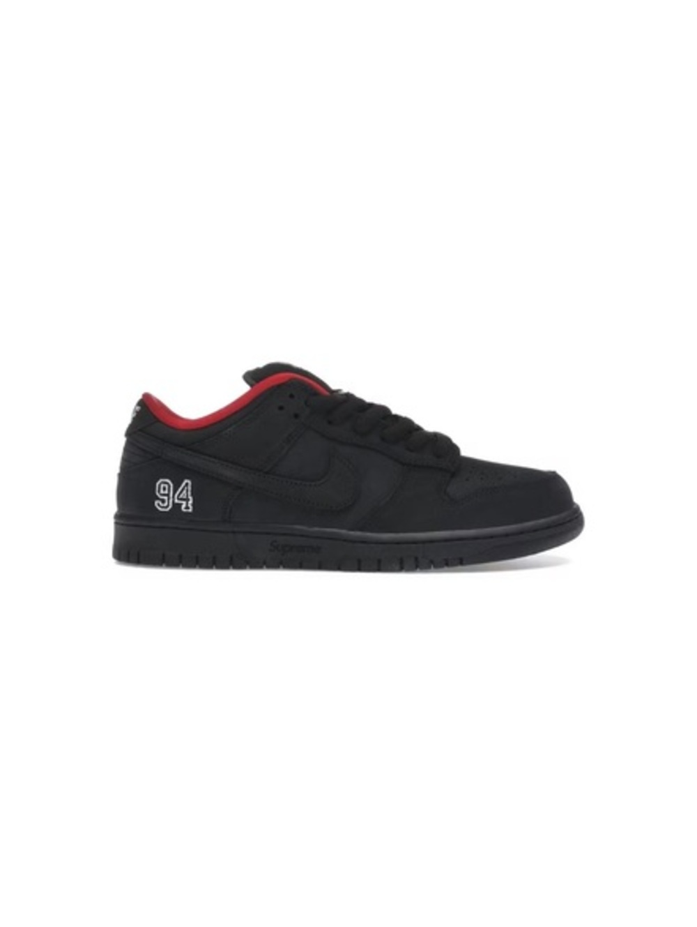 size 9.5 Nike SB Dunk Low Supreme 94 Black